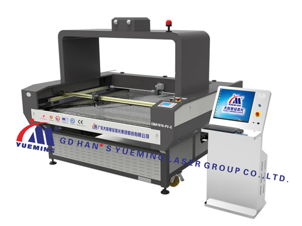 Machine de découpe laser grand format, impression numérique et positionnement de caméra CMA1610-FV-E